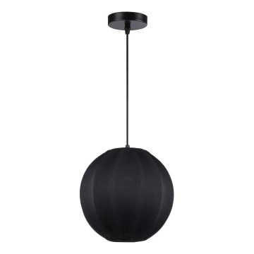 Lampada a sospensione su cavo DANA 1xE27/15W/230V Ø 25 cm, nero