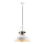 Lampada a sospensione su cavo DODO 1xE27/40W/230V bianco/bronzo