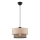 Lampada a sospensione su cavo ECHO 1xE27/60W/230V beige/grigio