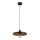 Lampada a sospensione su cavo LITO 1xE27/15W/230V nera