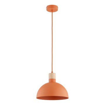 Lampada a sospensione su cavo NEOMI 1xE27/15W/230V arancione