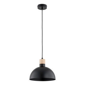 Lampada a sospensione su cavo NEOMI 1xE27/15W/230V nera