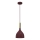 Lampada a sospensione su cavo NOAK 1xE27/15W/230V bordeaux