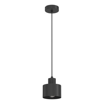 Lampada a sospensione su cavo PARKLA 1xE27/15W/230V nero