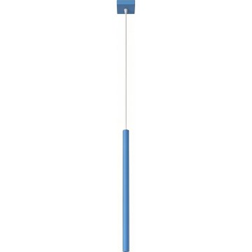 Lampada a sospensione su cavo PASTELO 1xG9/8W/230V blu