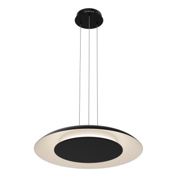 Lampada a sospensione su cavo PIATTINO LED/30W/230V 2700/3200/4000K Ø 40 cm nero