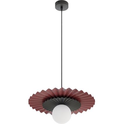 Lampada a sospensione su cavo UMBRA 1xG9/8W/230V nero/rosso