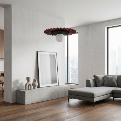 Lampada a sospensione su cavo UMBRA 1xG9/8W/230V nero/rosso