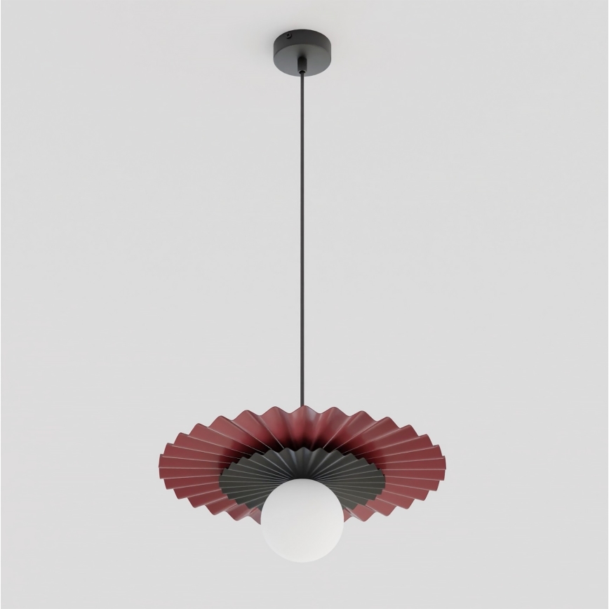Lampada a sospensione su cavo UMBRA 1xG9/8W/230V nero/rosso