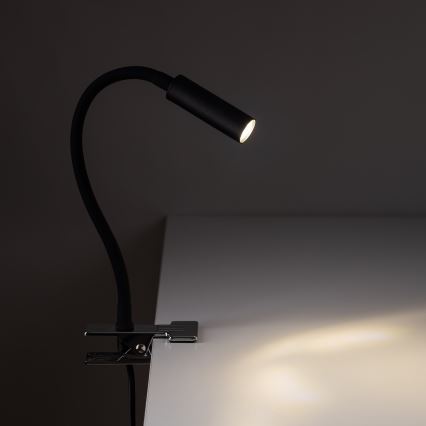 Lampada con morsetto LAGOS 1xG9/3W/230V 4000K nero