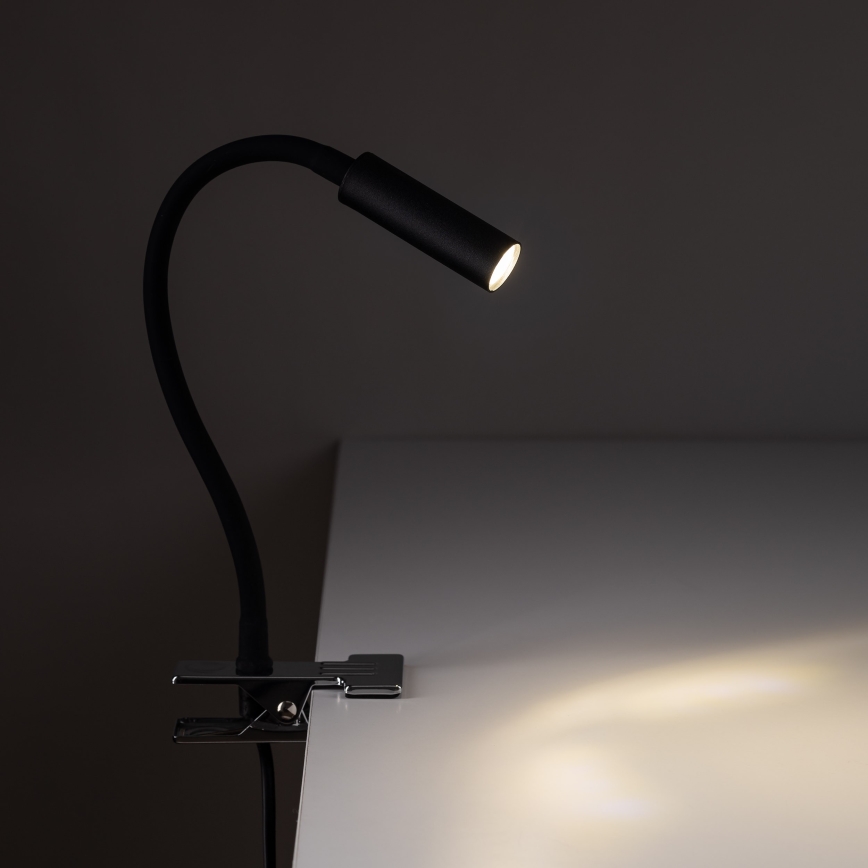 Lampada con morsetto LAGOS 1xG9/3W/230V 4000K nero