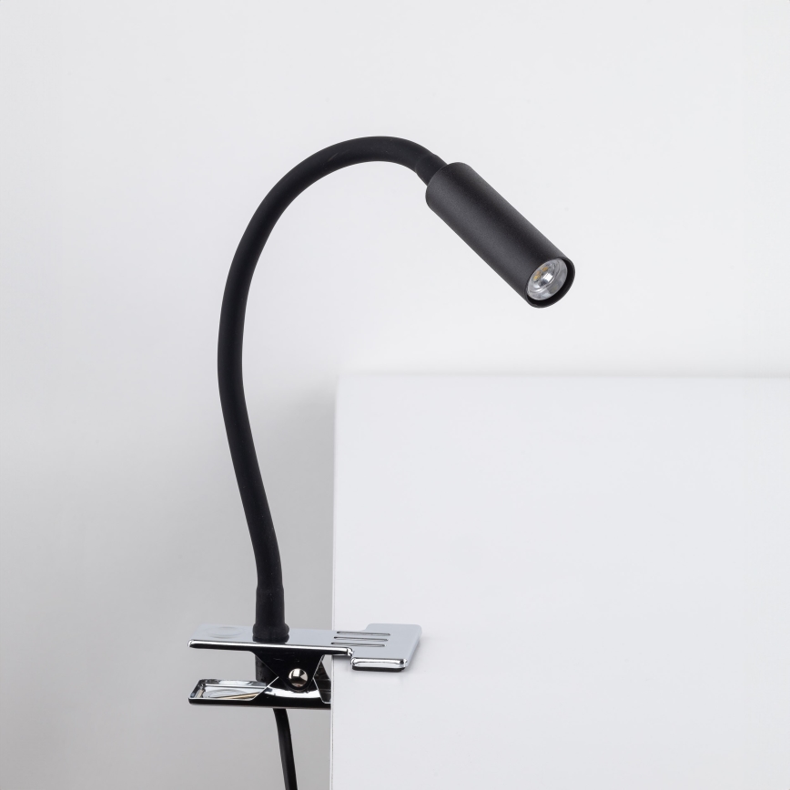 Lampada con morsetto LAGOS 1xG9/3W/230V 4000K nero
