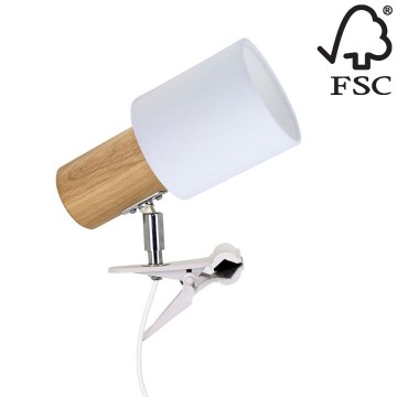 Lampada con morsetto TREEHOUSE 1xE27/25W/230V - certificato FSC