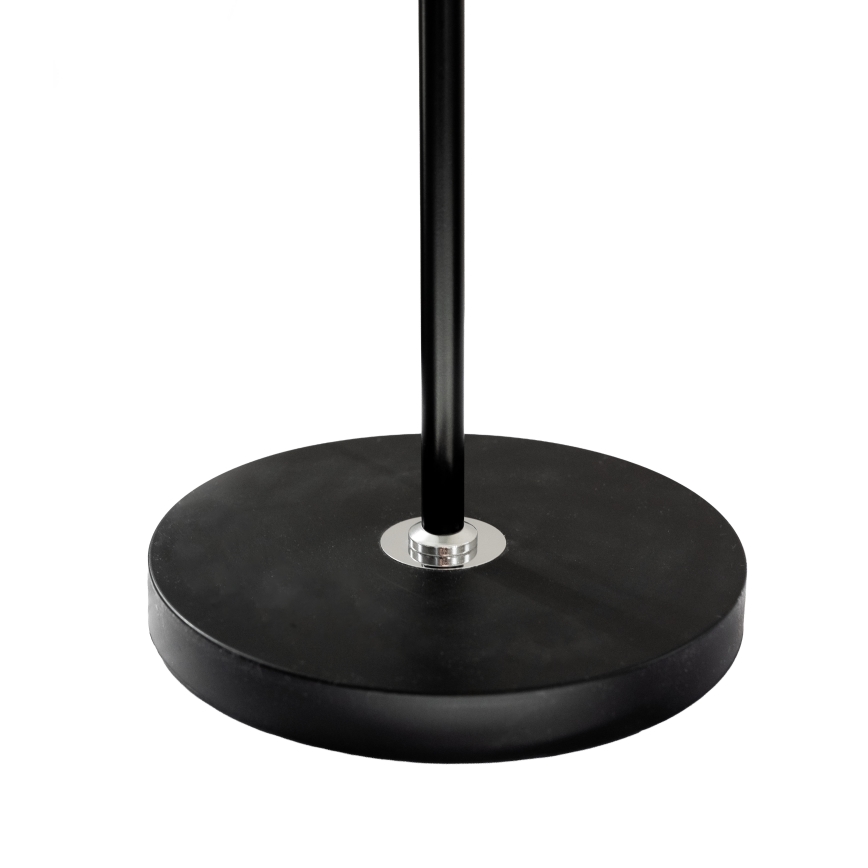 Lampada con piedistallo 1xE27/40W/230V nero