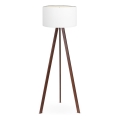 Lampada con piedistallo AYD 1xE27/60W/230V bianco/marrone