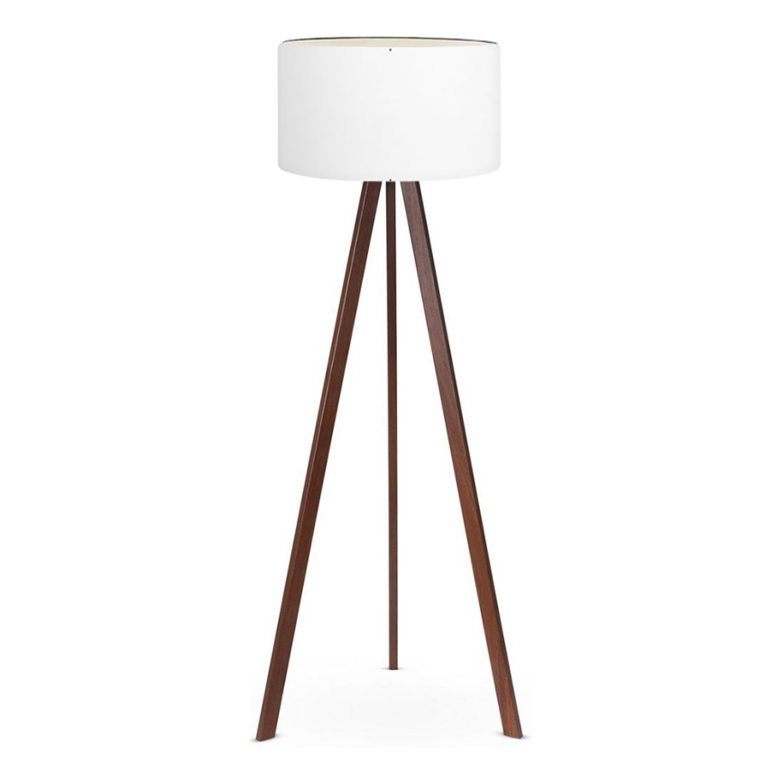 Lampada con piedistallo AYD 1xE27/60W/230V bianco/marrone