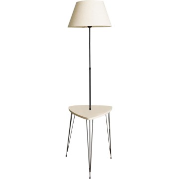 Lampada con piedistallo con tavolo 1xE27/40W/230V nero/color crema