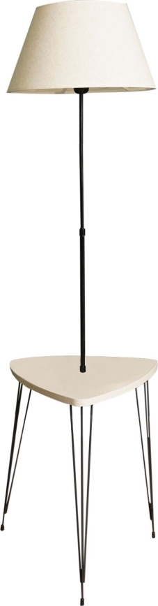 Lampada con piedistallo con tavolo 1xE27/40W/230V nero/color crema