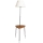 Lampada con piedistallo con tavolo 1xE27/40W/230V nero/marrone