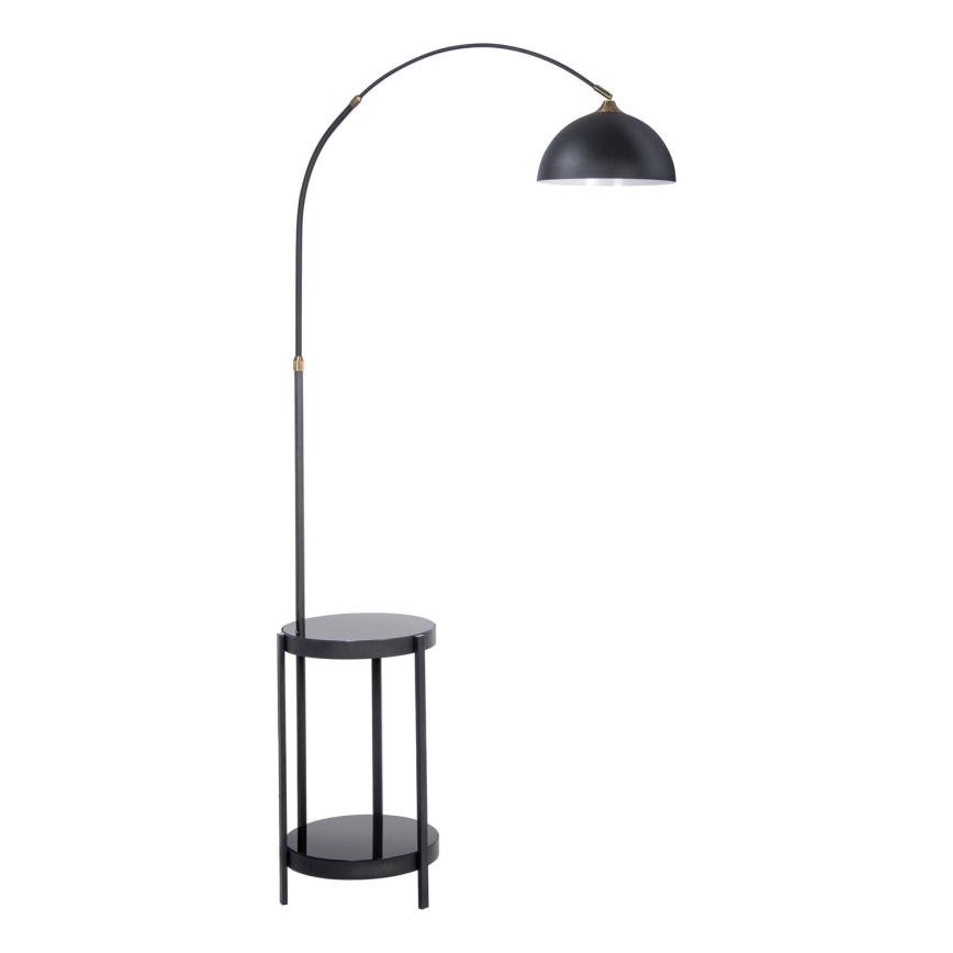 Lampada con piedistallo con tavolo 1xE27/60W/230V nero