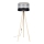 Lampada con piedistallo CORAL 1xE27/60W/230V beige/nero/grigio/cromo opaco