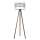 Lampada con piedistallo CORAL 1xE27/60W/230V marrone/bianco/oro