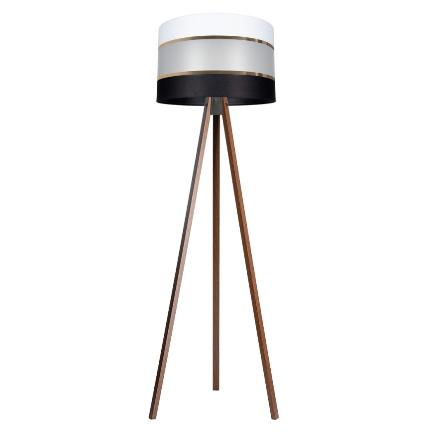 Lampada con piedistallo CORAL 1xE27/60W/230V marrone/nero/bianco/oro