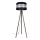 Lampada con piedistallo CORAL 1xE27/60W/230V marrone/nero/cromo opaco