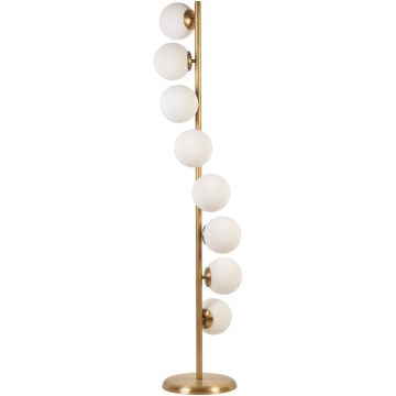 Lampada con piedistallo SIMAY 1xE27/40W/230V oro/bianco