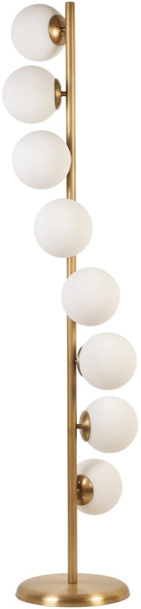 Lampada con piedistallo SIMAY 1xE27/40W/230V oro/bianco