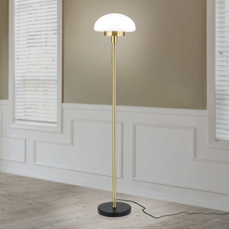 Lampada con piedistallo SPARTA 1xE27/40W/230V oro/nero