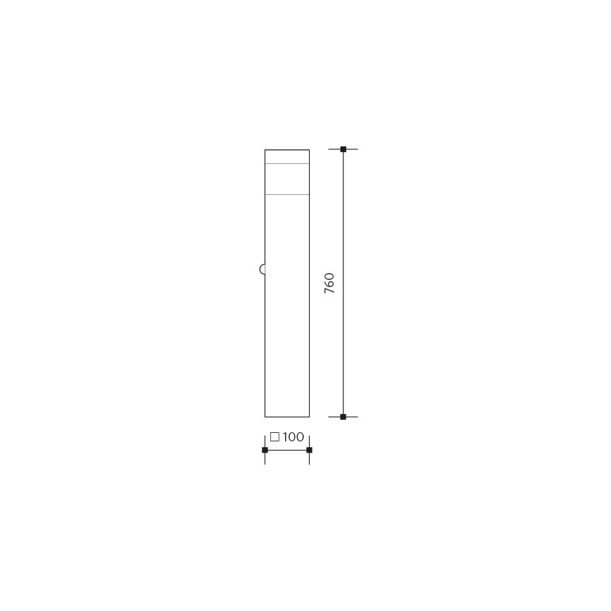 Lampada con sensore da esterno GARD 1xE14/60W/230V IP44