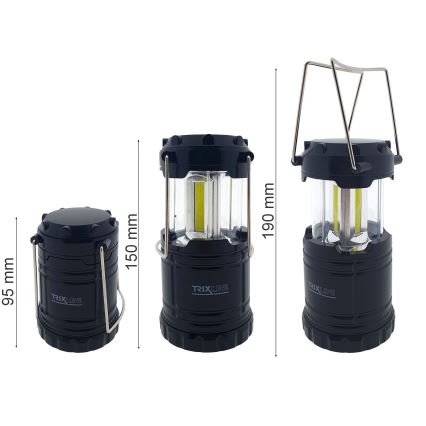 Lampada da campeggio portatile a LED 3xLED/3W/3xAA 6400K