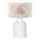 Lampada da comodino per bambini CANDY 1xE27/40W/230V bianca/beige