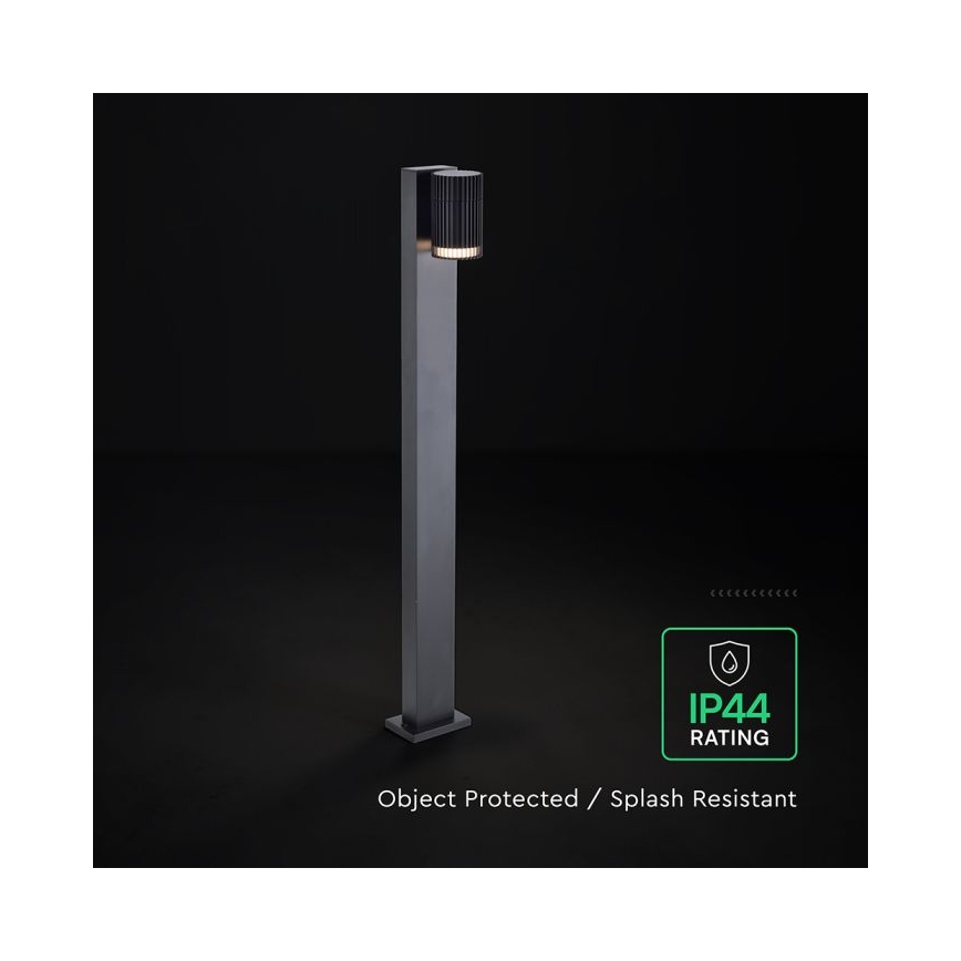 Lampada da esterno 1xGU10/10W/230V IP44 80 cm nera