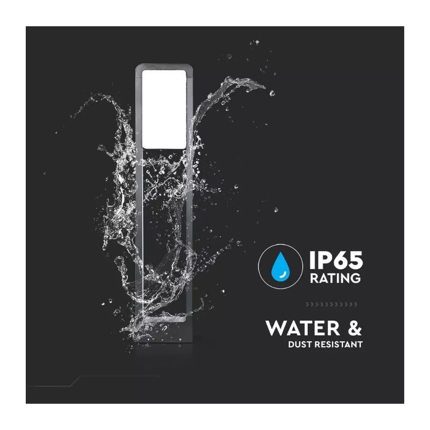 Lampada da esterno a LED SAMSUNG CHIP LED/10W/230V 3000K IP65 nero