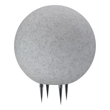 Lampada da esterno ARGENTO 1xE27/15W/230V diametro 30 cm IP65 grigio