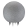 Lampada da esterno ARGENTO 1xE27/15W/230V diametro 40 cm IP65 grigio