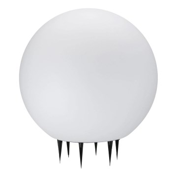 Lampada da esterno ARGENTO 1xE27/15W/230V diametro 50 cm IP65 bianco