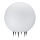 Lampada da esterno ARGENTO 1xE27/15W/230V diametro 50 cm IP65 bianco