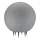 Lampada da esterno ARGENTO 1xE27/15W/230V diametro 50 cm IP65 grigio