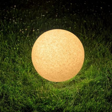 Lampada da esterno ARGENTO 1xE27/15W/230V diametro 50 cm IP65 grigio