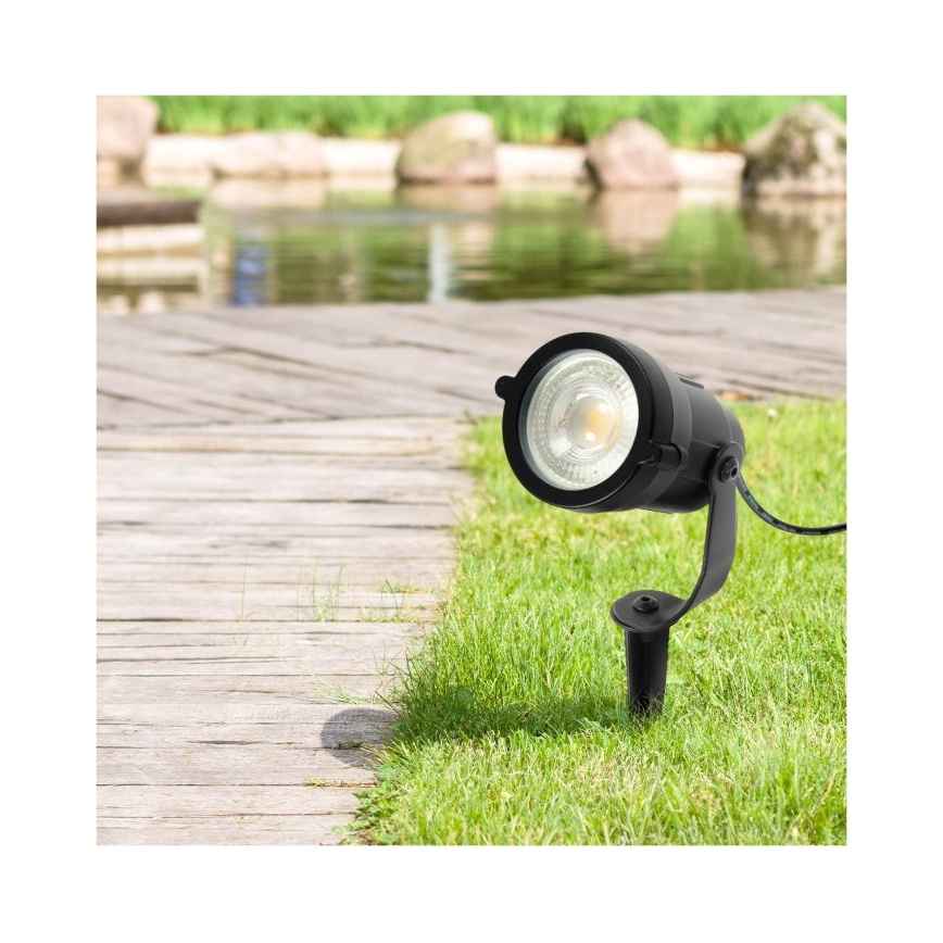 Lampada da esterno BLAKE UNO 1xGU10/35W/230V IP65 nera