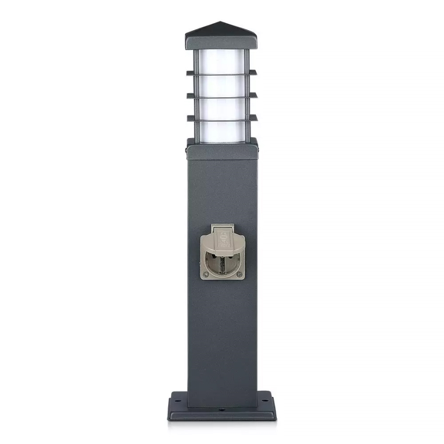 Lampada da esterno con prese SCHUKO 1xE27/13W/230V IP44