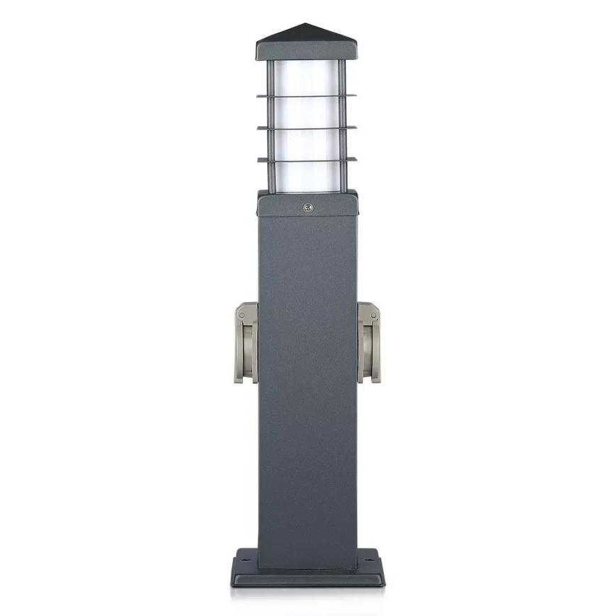 Lampada da esterno con prese SCHUKO 1xE27/13W/230V IP44