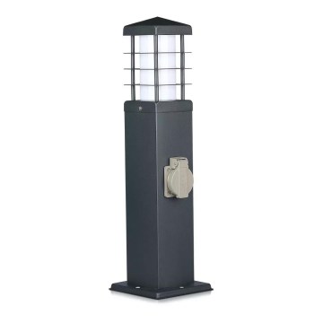 Lampada da esterno con prese SCHUKO 1xE27/13W/230V IP44