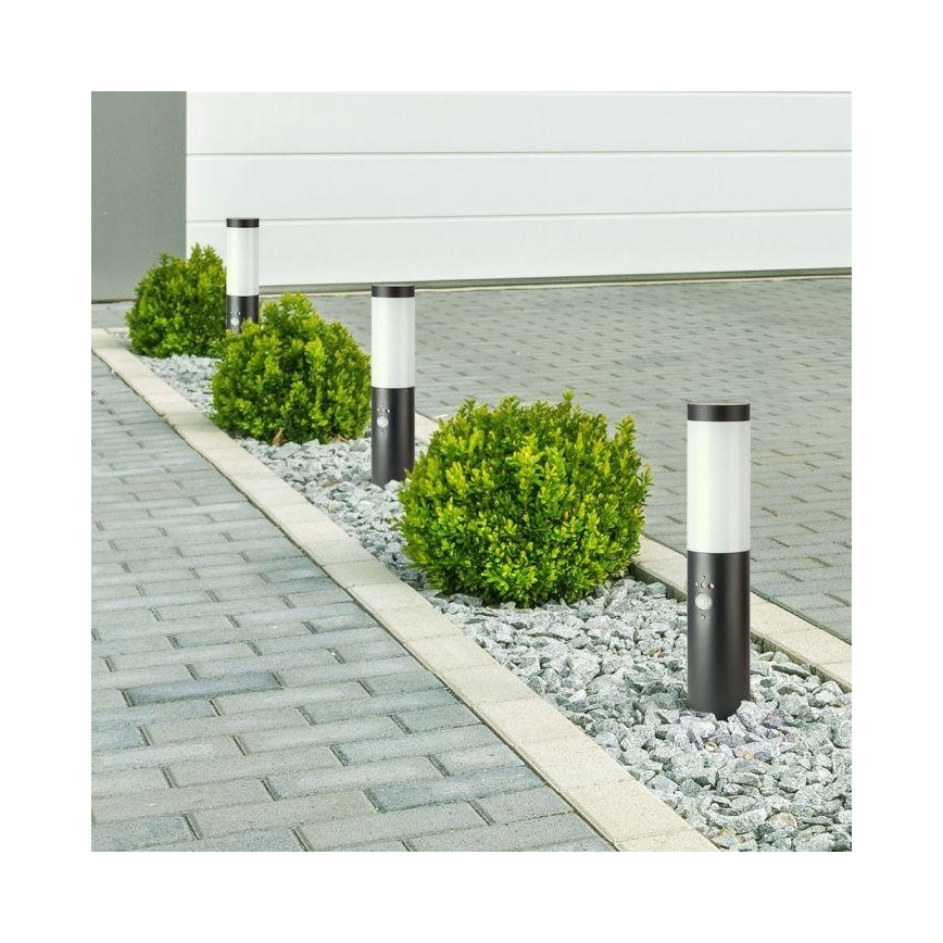 Lampada da esterno con sensore 1xE27/60W/230V IP44 45cm antracite