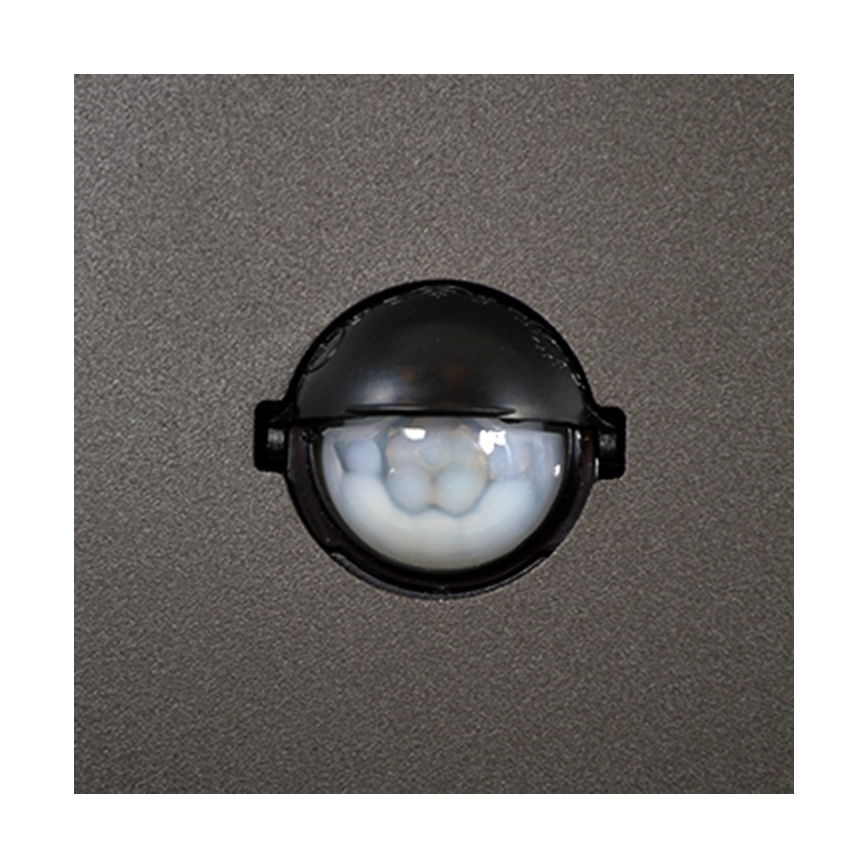 Lampada da esterno con sensore NEW YORK 1xE27/12W/230V IP44 44 cm grafite