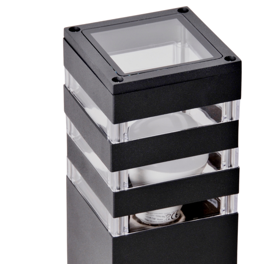 Lampada da esterno LED RGBW dimmerabile TEKSAS 1xE27/9W/230V 2700-6500K Wi-Fi 74 cm IP44 antracite