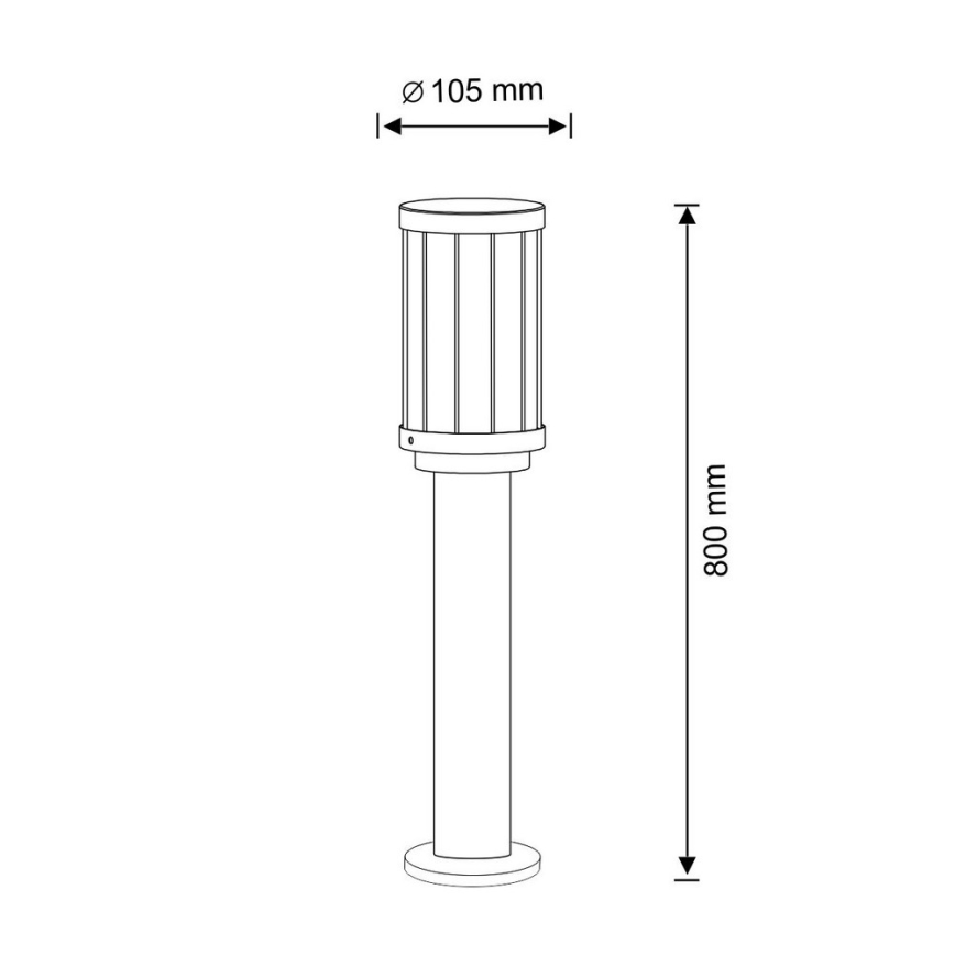 Lampada da esterno FIORD 1xE27/10W/230V IP44